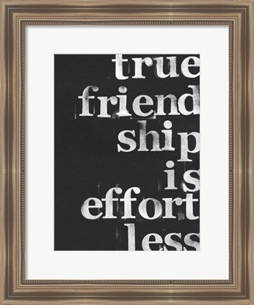 Framed Friendship I Print