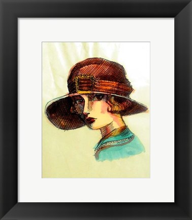 Framed 20&#39;s Girls II Print