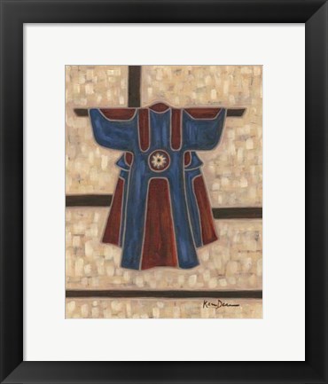 Framed Primary Kimono I Print