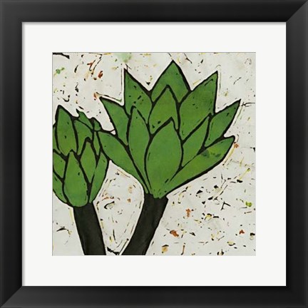 Framed Planta Green VII Print