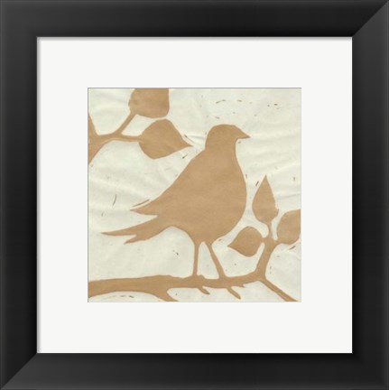 Framed Tea Bird II Print