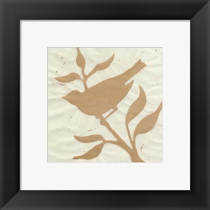 Framed Tea Bird III Print