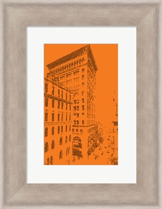 Framed Chicago 1920s Print