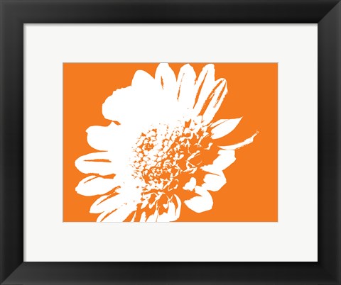 Framed Orange Mum Print