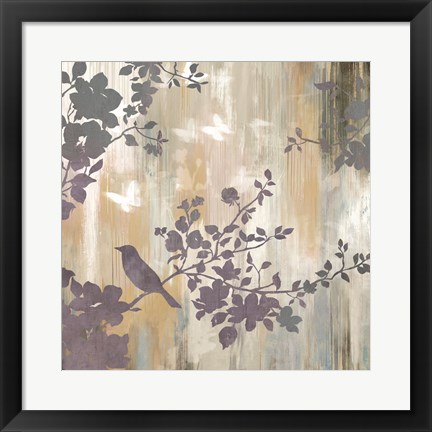 Framed Mist Foliage II Print