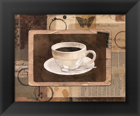 Framed Vintage Americano - mini Print