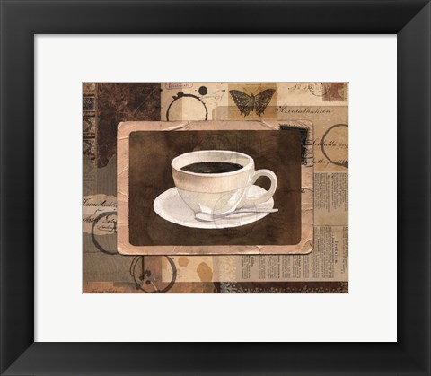 Framed Vintage Americano - mini Print