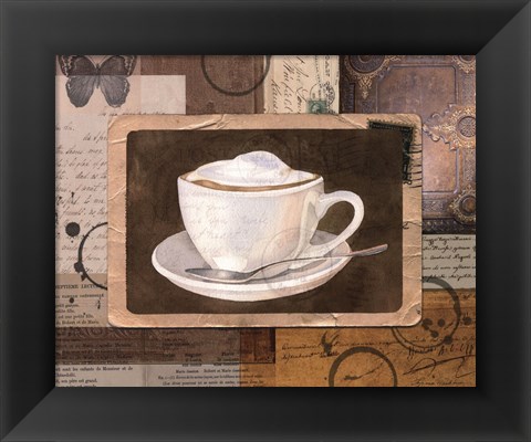 Framed Vintage Latte - mini Print