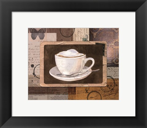 Framed Vintage Latte - mini Print