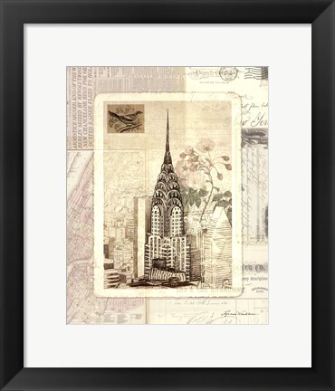 Framed NY Sketchbook Print