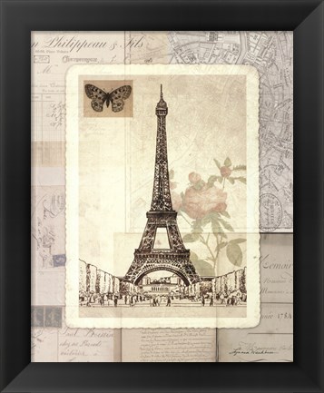 Framed Paris Sketchbook Print