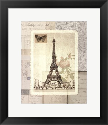 Framed Paris Sketchbook Print