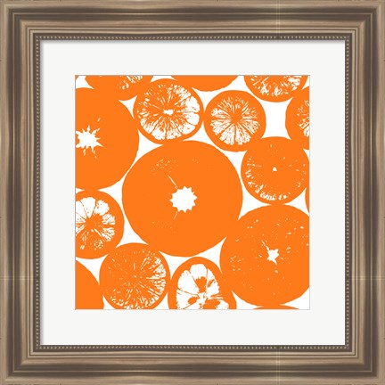 Framed Orange Lemon Slices Print