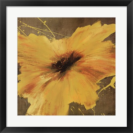 Framed Colourful Flowers II Print