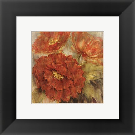 Framed Calypso Reds II Print