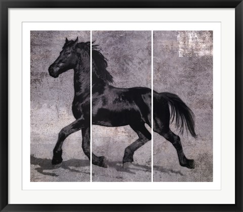 Framed Caballus III Print