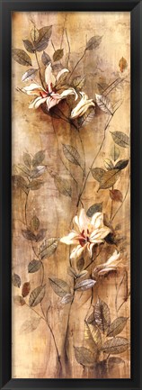 Framed Candlelight Lilies II Print