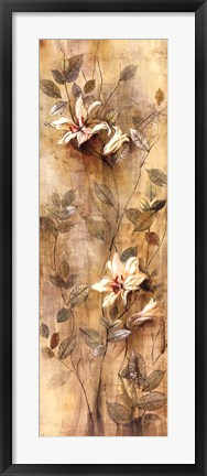 Framed Candlelight Lilies II Print