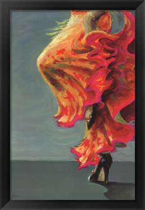 Framed Flamenco Fiesta I Print