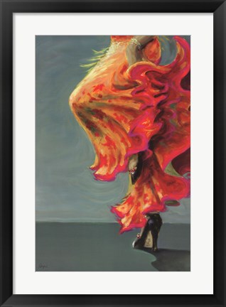 Framed Flamenco Fiesta I Print