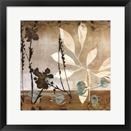 Framed Floralscape II Print