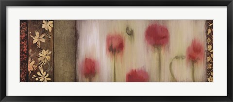 Framed Rain Flower II Print