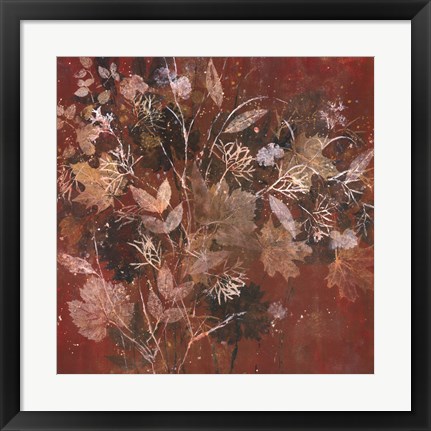 Framed Bronze Whispers II Print