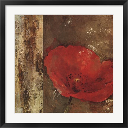 Framed Gilded Floral III Print