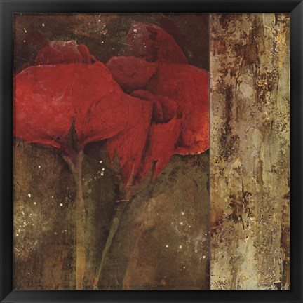 Framed Gilded Floral IV Print