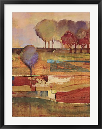 Framed Bright Landscape I Print