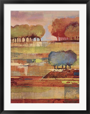 Framed Bright Landscape II Print