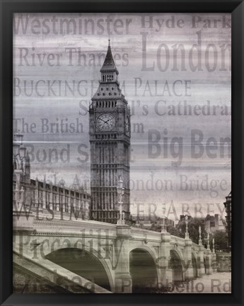 Framed Big Ben Print