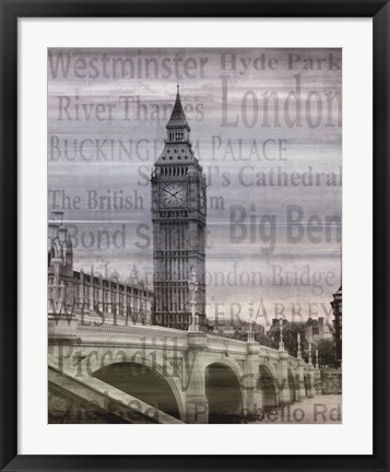 Framed Big Ben Print