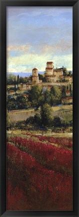 Framed Tuscan Harvest I Print