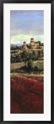 Framed Tuscan Harvest I Print