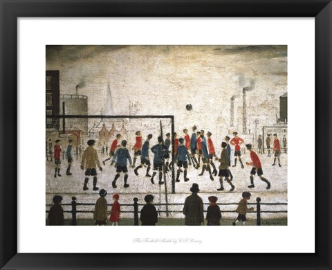 Framed Football Match Print