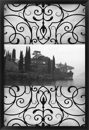 Framed Lago di Como II Print