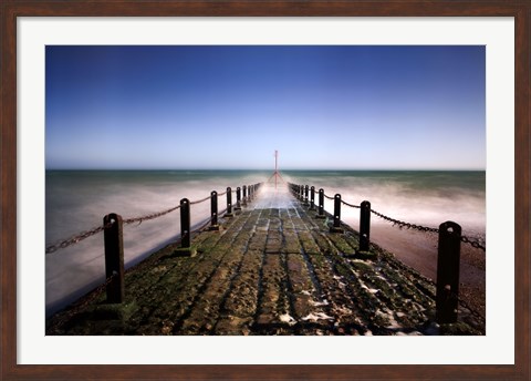 Framed Green Horizon Print