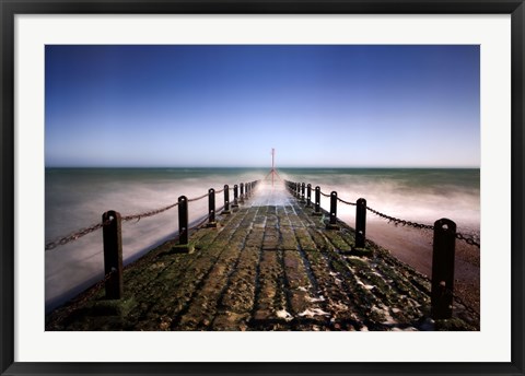 Framed Green Horizon Print