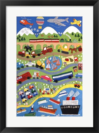 Framed Going Places Print