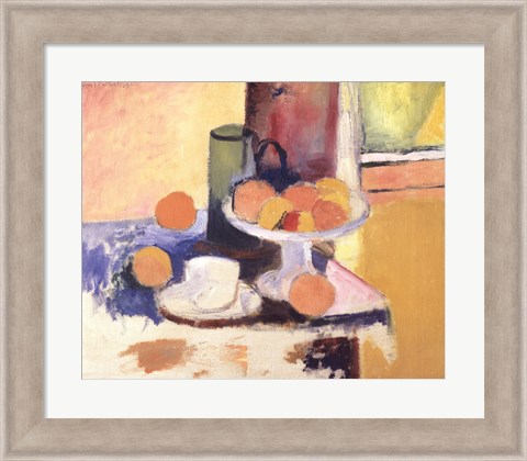 Framed Still Life With Oranges Print