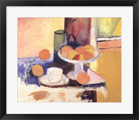 Framed Still Life With Oranges Print