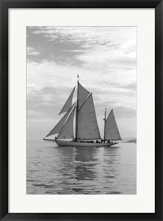 Framed Sailing Off Print