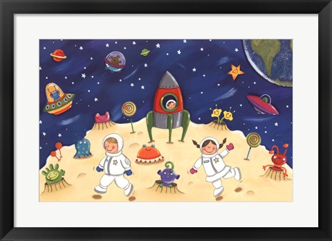 Framed Space Fun Print