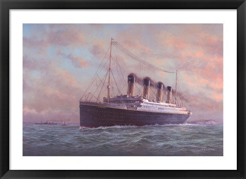 Framed Titanic Print