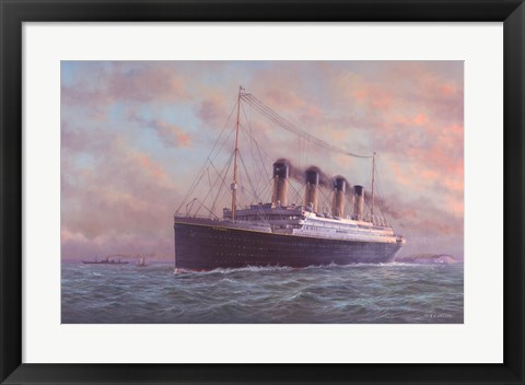 Framed Titanic Print