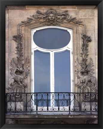 Framed Rue De Paris III Print