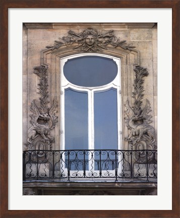 Framed Rue De Paris III Print