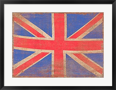 Framed Union Jack, Vintage Print