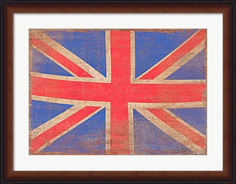 Framed Union Jack, Vintage Print